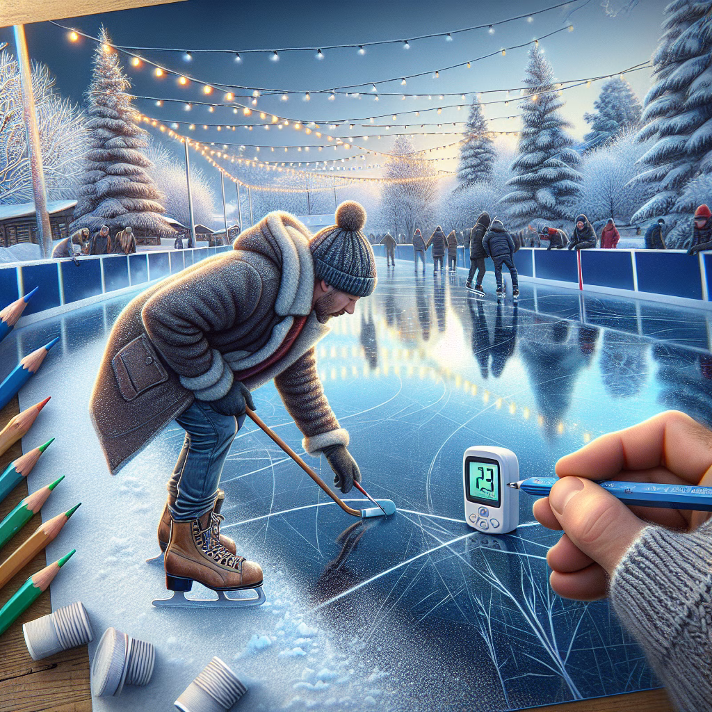 При якій температурі заливають ковзанку?