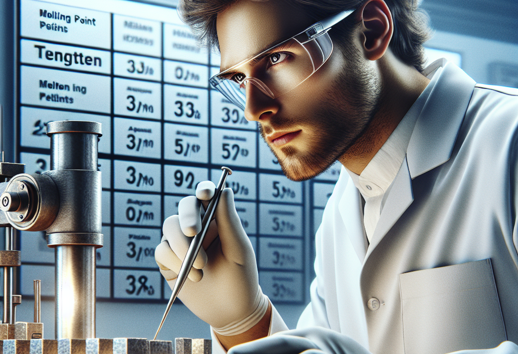 Який метал має найвищу температуру плавлення?