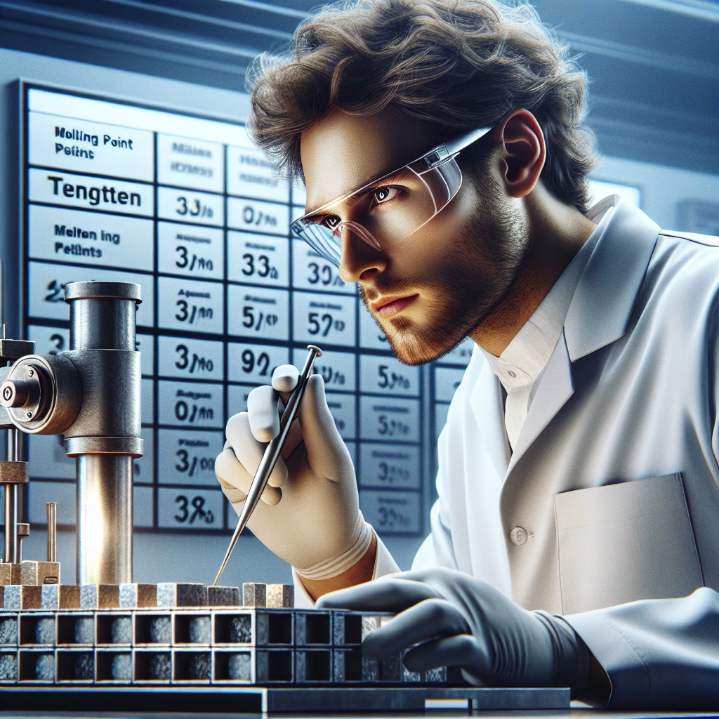 Який метал має найвищу температуру плавлення?