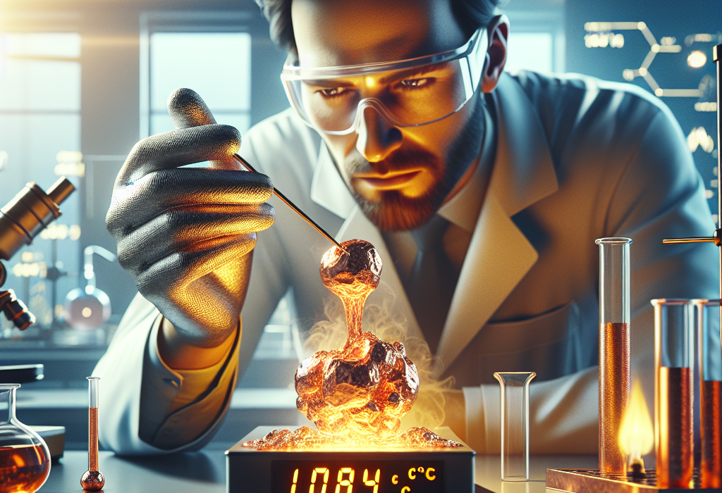 При якій температурі плавиться мідь?