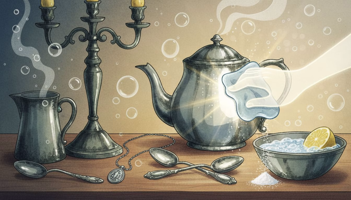 Как и чем почистить серебро в домашних условиях