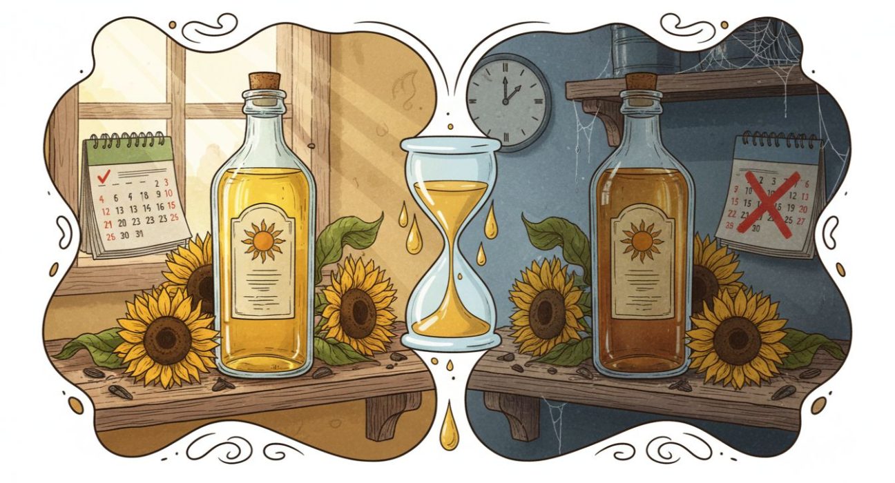 Сколько хранится подсолнечное масло