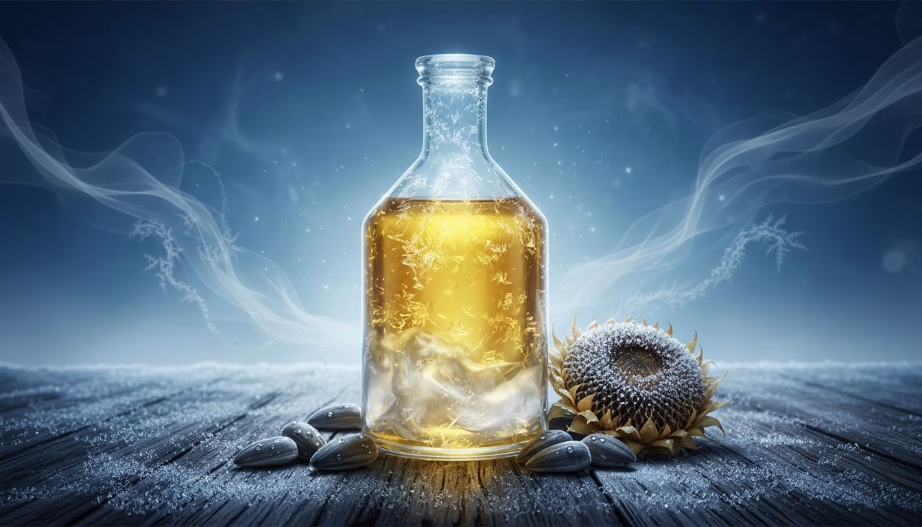 Температура замерзания подсолнечного масла