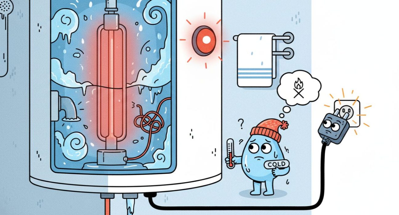 бойлер не греет воду, но лампочка горит