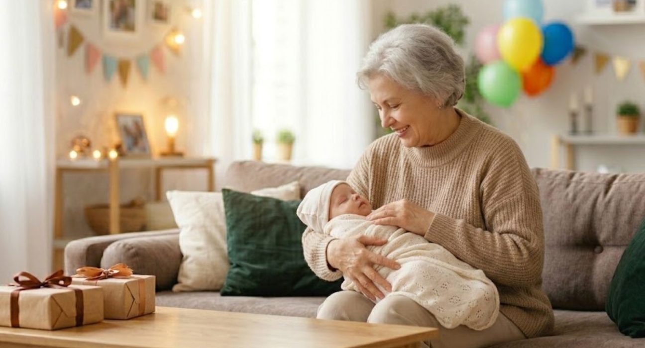Привітання бабусі з народженням онука