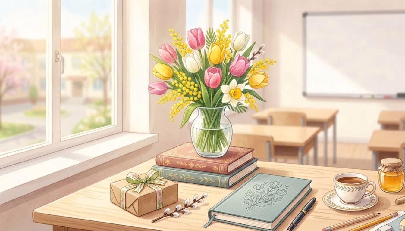 Що подарувати вчительці на 8 березня