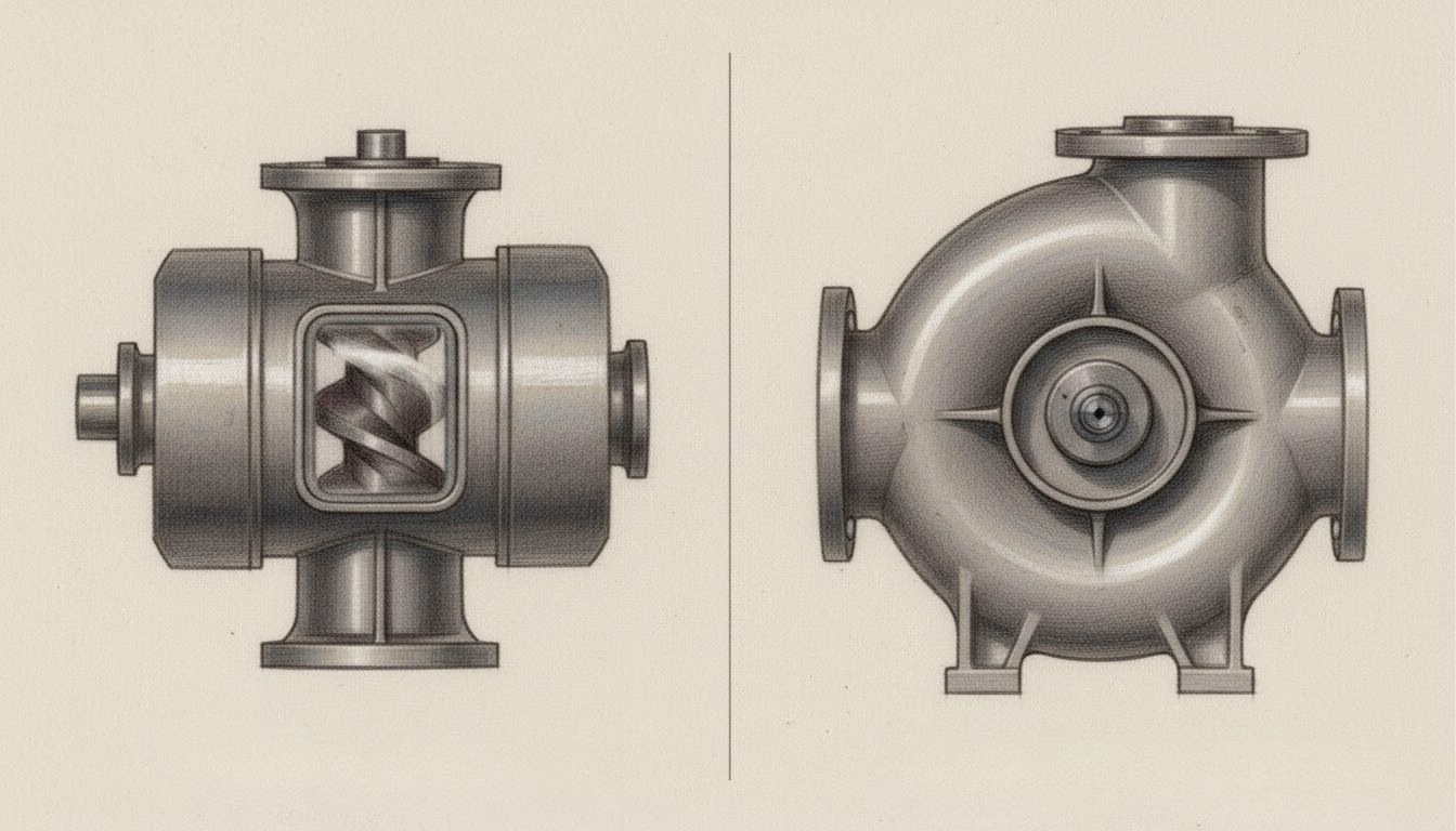 який насос кращий шнековий чи центробіжний