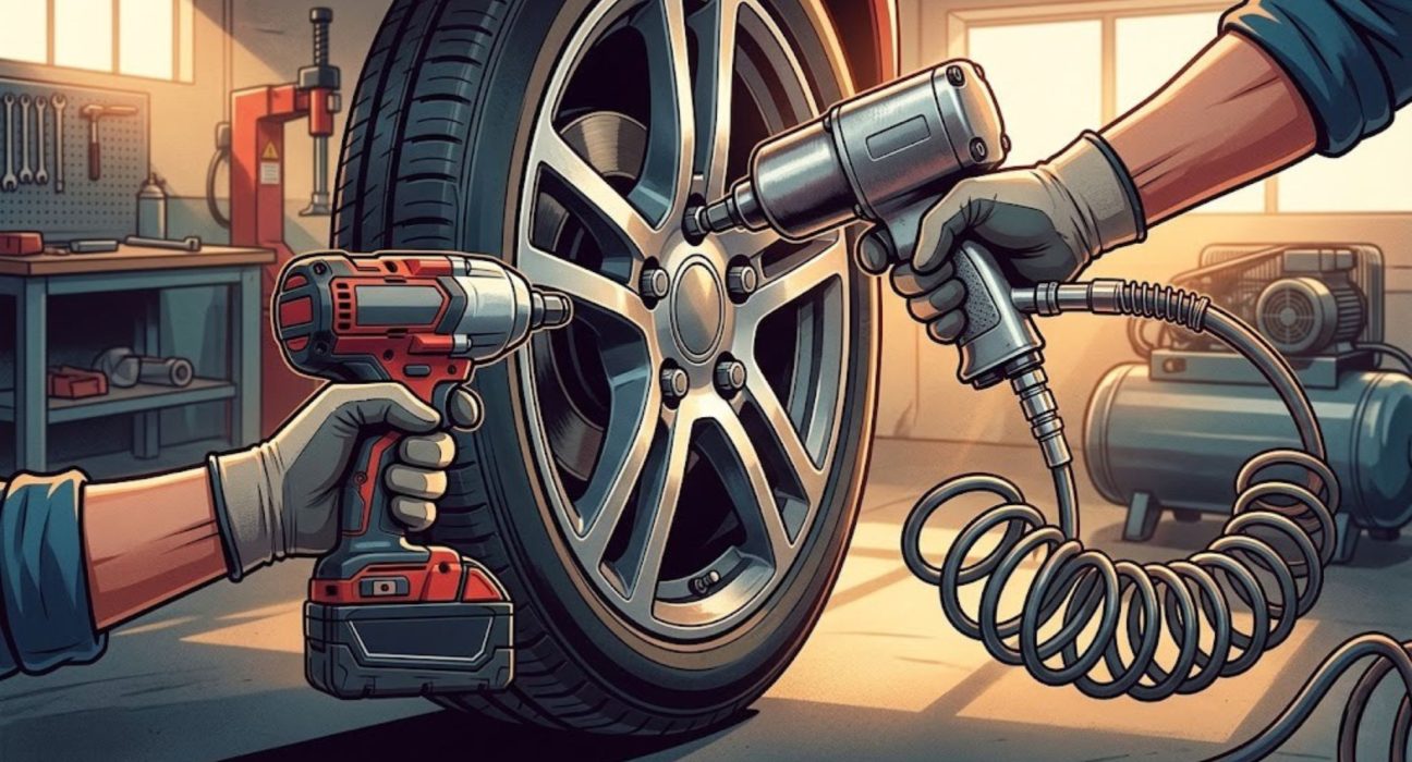 Пневматический VS аккумуляторный гайковерт