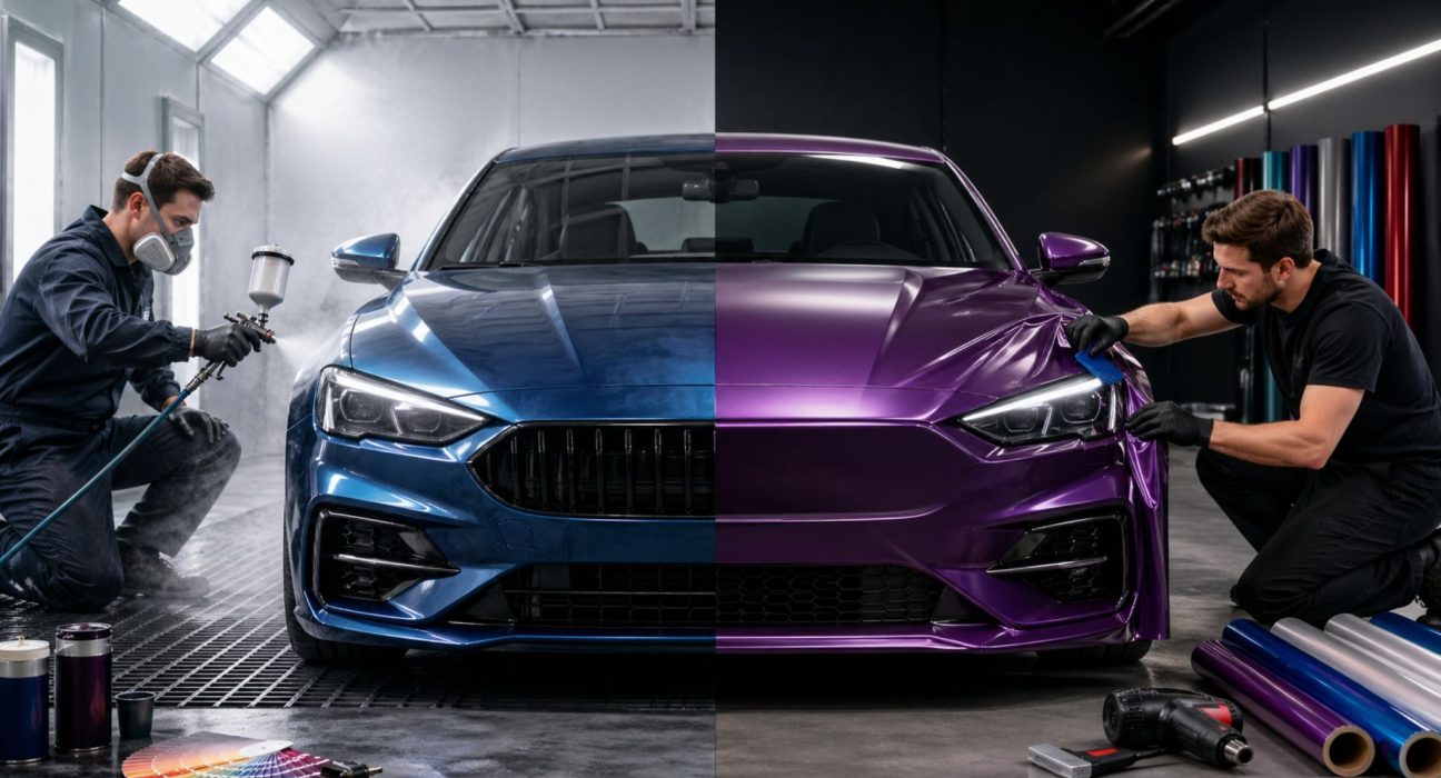 Покраска или виниловая пленка - что лучше выбрать для авто