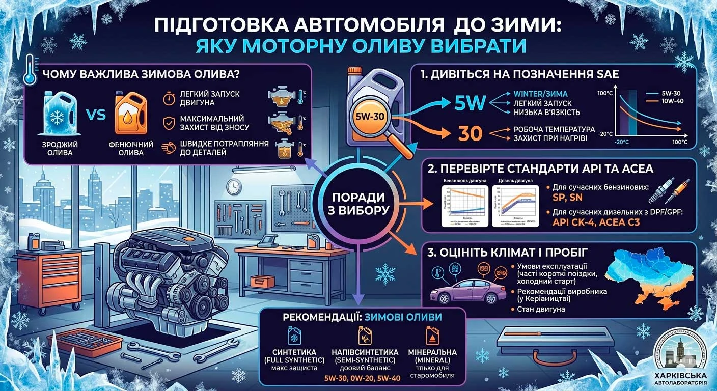 Підготовка автомобіля до зими